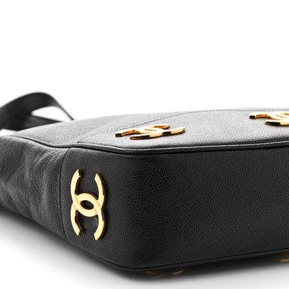 Chanel Caviar Shoulder Bag Black 9 of 10
