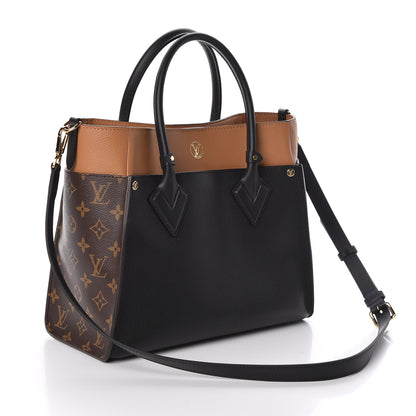 Louis Vuitton Calfskin Monogram On My Side Black 3 of 10