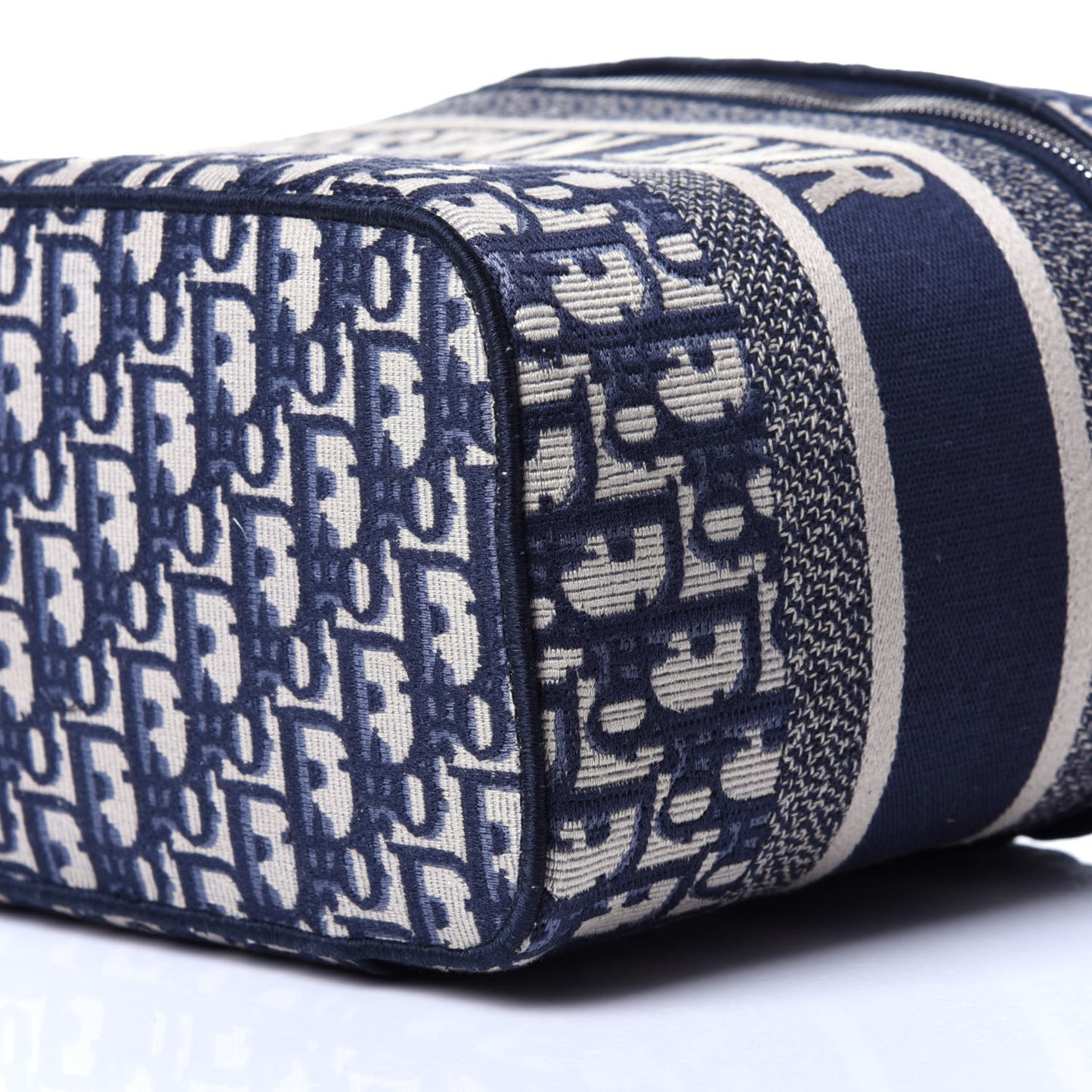 Oblique Diortravel Vanity Case Blue