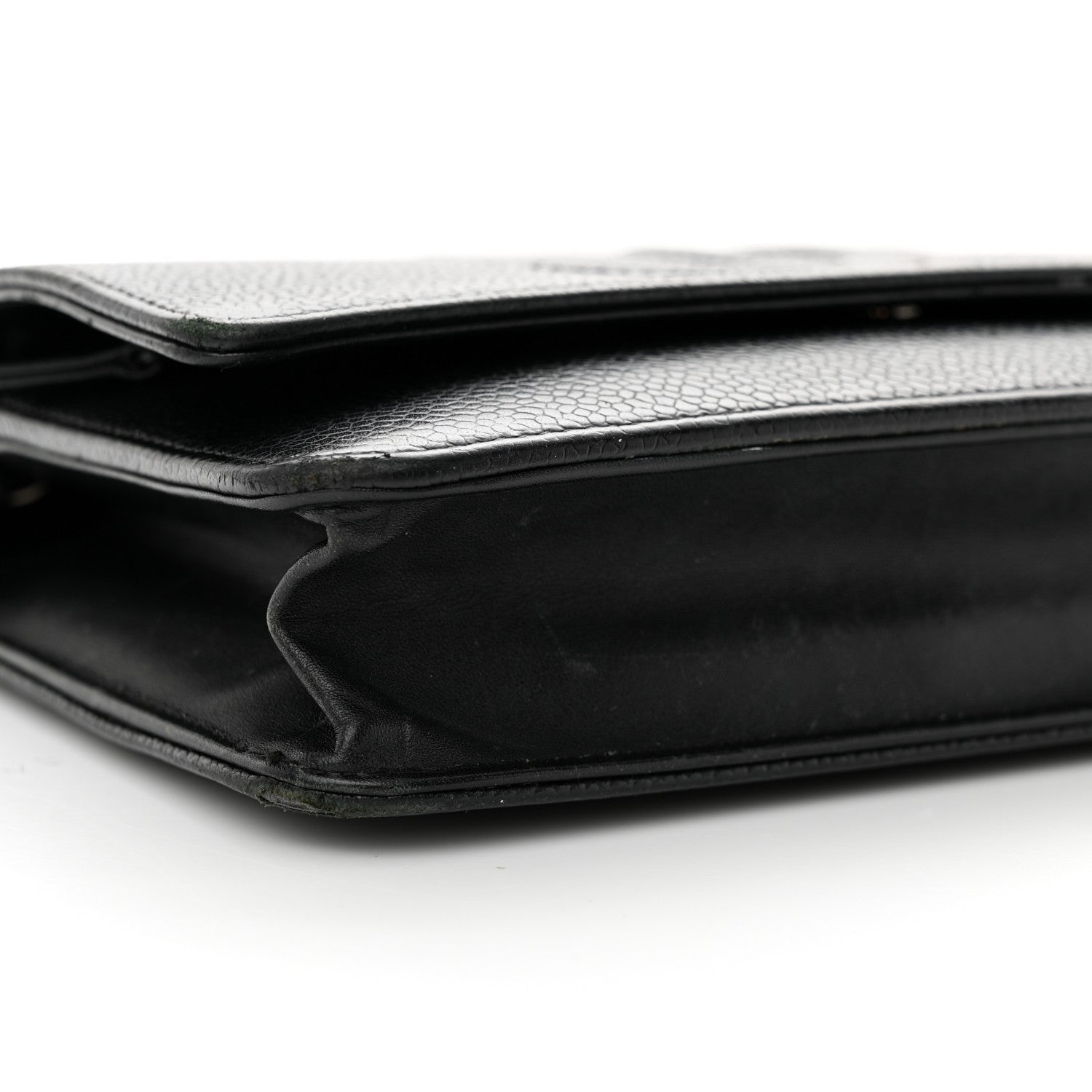 Chanel Caviar Timeless CC Wallet on Chain WOC Black 9 of 16