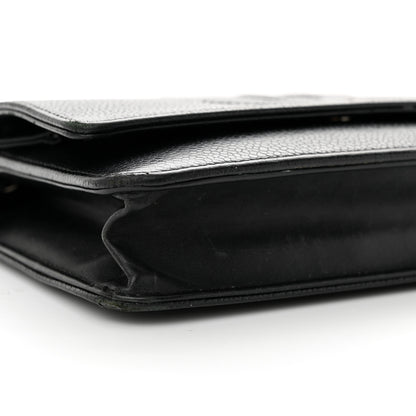 Chanel Caviar Timeless CC Wallet on Chain WOC Black 9 of 16