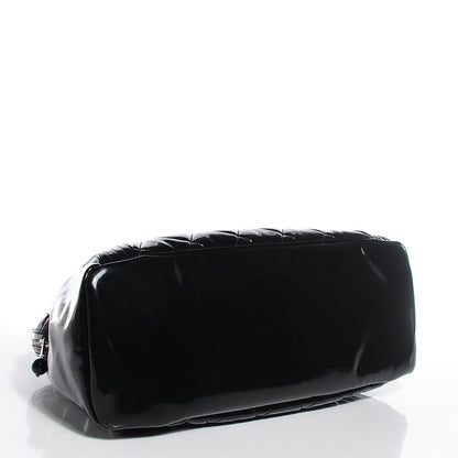 Chanel Vinyl Quilted CC Large Tote Black 4 of 7