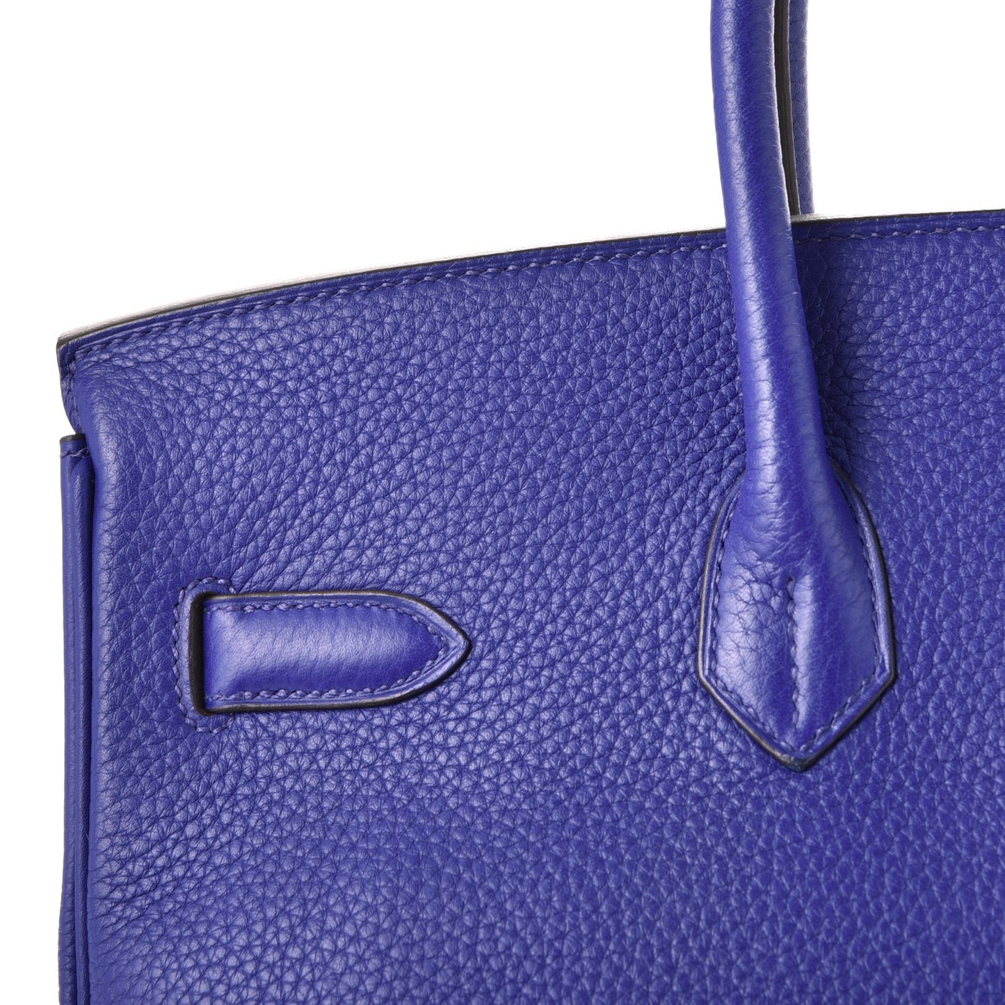Togo Birkin 35 Bleu Electrique