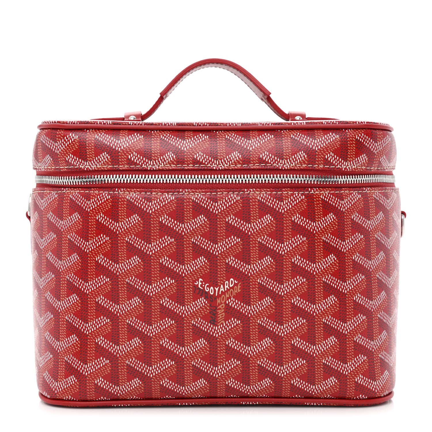 Goyard Goyardine Muse Vanity Case Red 2 of 10
