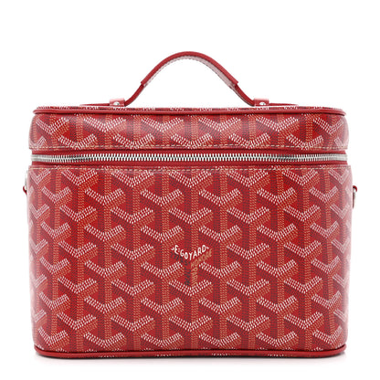 Goyard Goyardine Muse Vanity Case Red 2 of 10