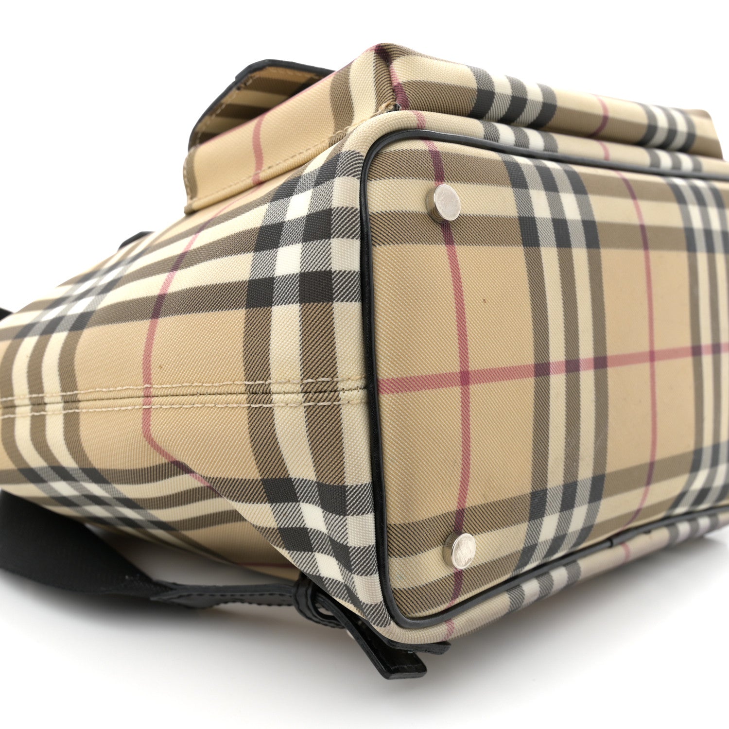 Burberry House Check Drawstring Backpack Black 10 of 19