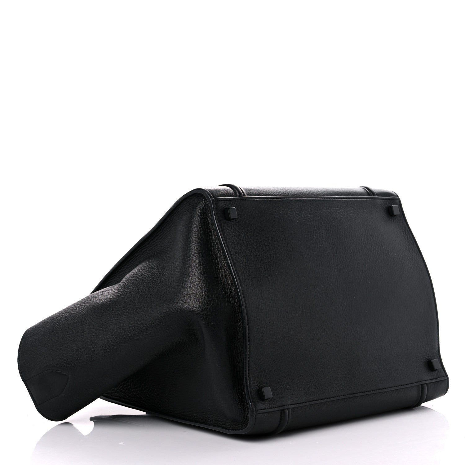 Celine Grained Calfskin Medium Phantom Luggage Black 5 of 16