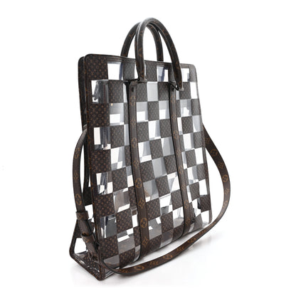 Louis Vuitton PVC Monogram Chess Sac Plat 3 of 9