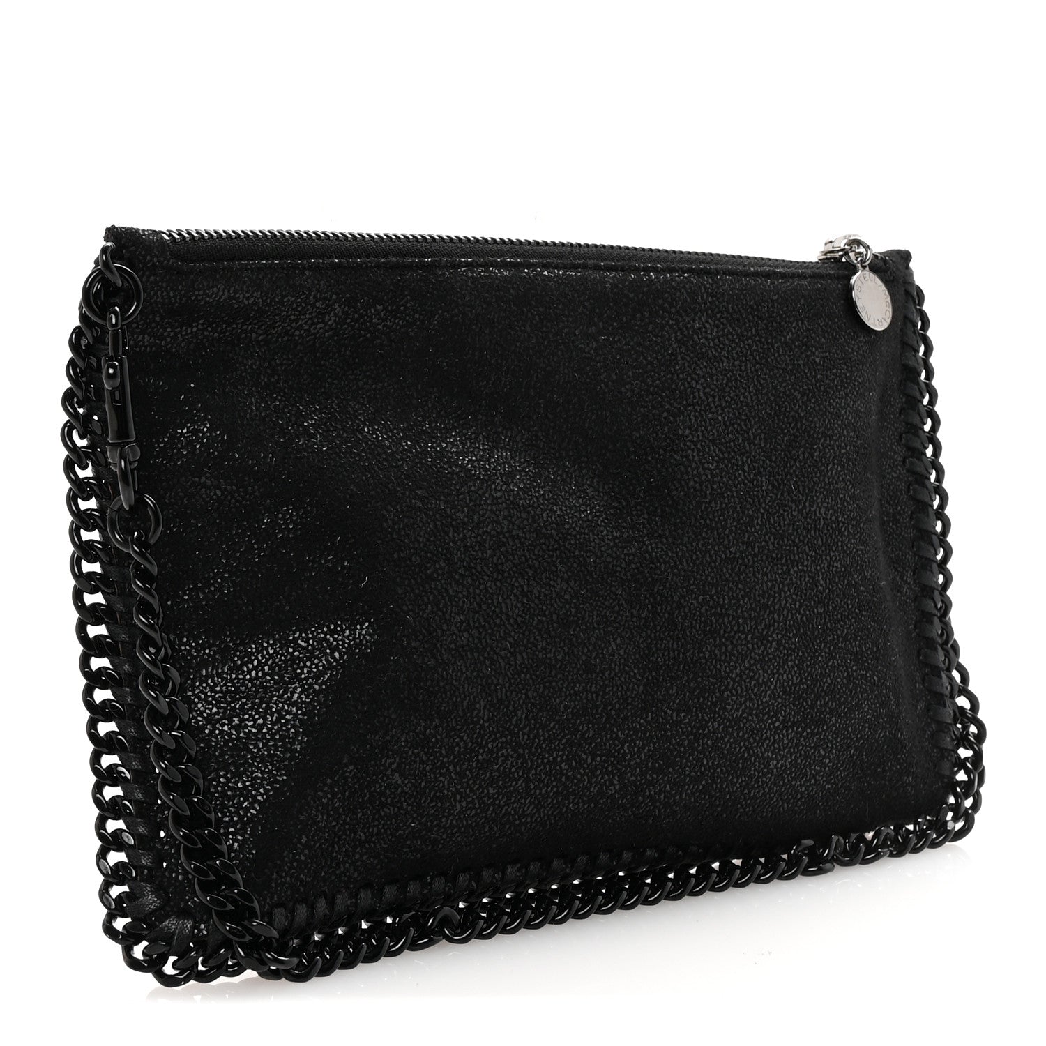 Stella McCartney Shaggy Deer Falabella Clutch Black 3 of 9