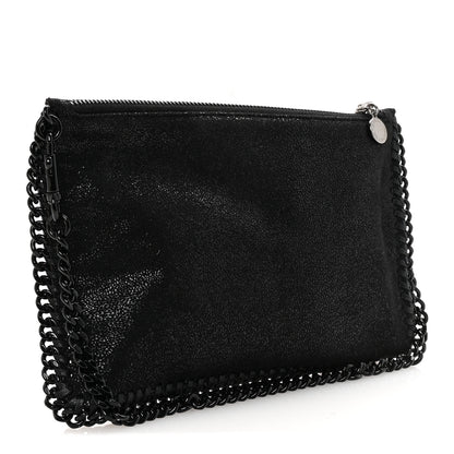 Stella McCartney Shaggy Deer Falabella Clutch Black 3 of 9