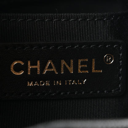 Chanel Caviar Quilted Large Rolled Up Bucket Drawstring Bag Black 6 of 10