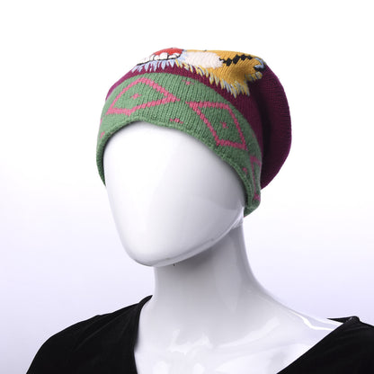 Gucci Wool Embroidered Tiger Knit Beanie Hat M Multicolor 2 of 4