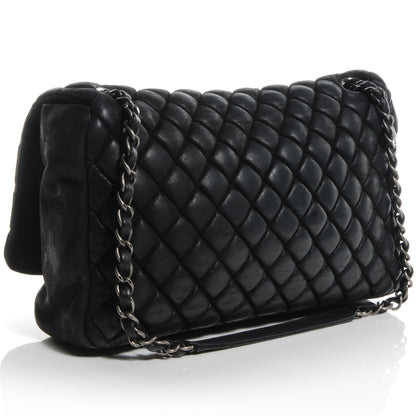 Chanel Iridescent Calfskin New Bubble Large Flap Dark Grey 3 of 9