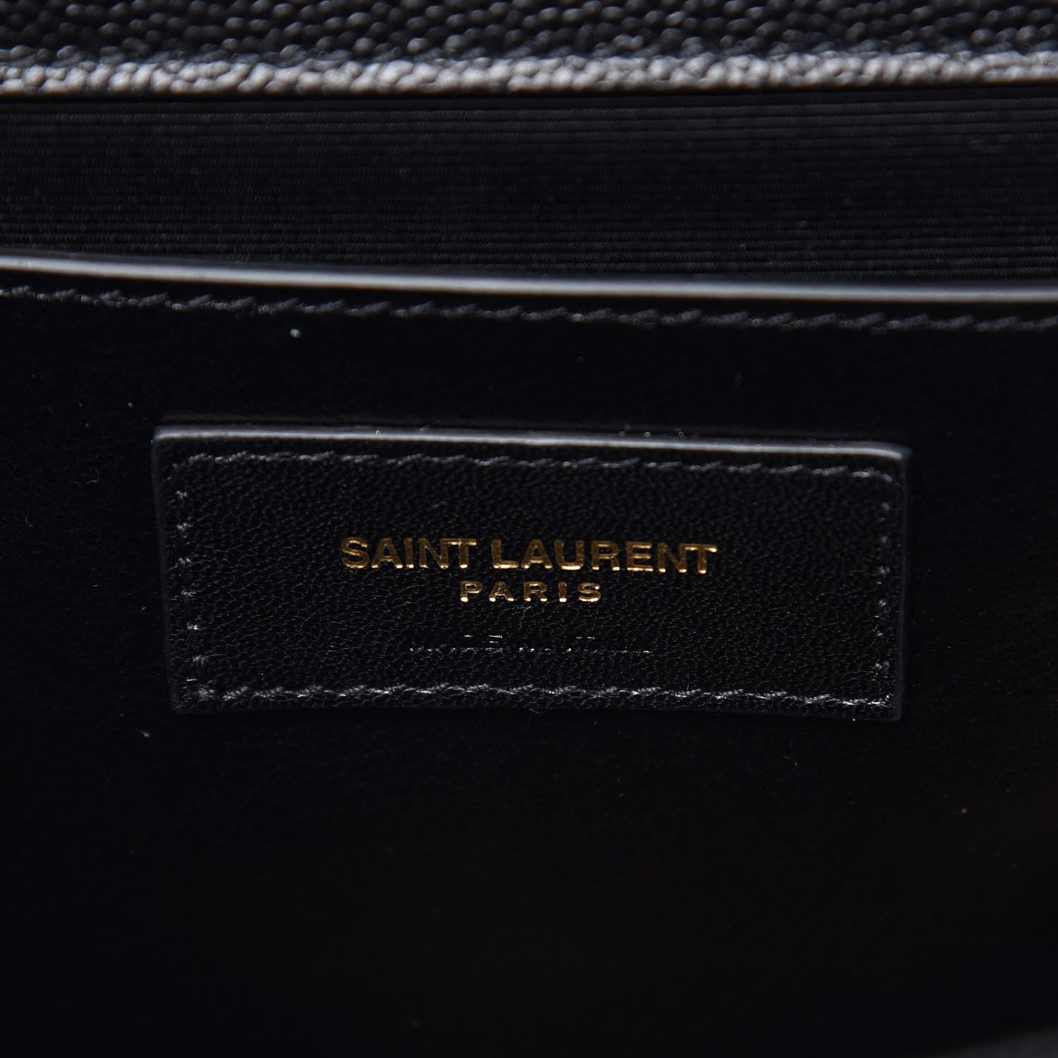 Saint Laurent Grain De Poudre Medium Classic Monogram Kate Satchel Black 5 of 8