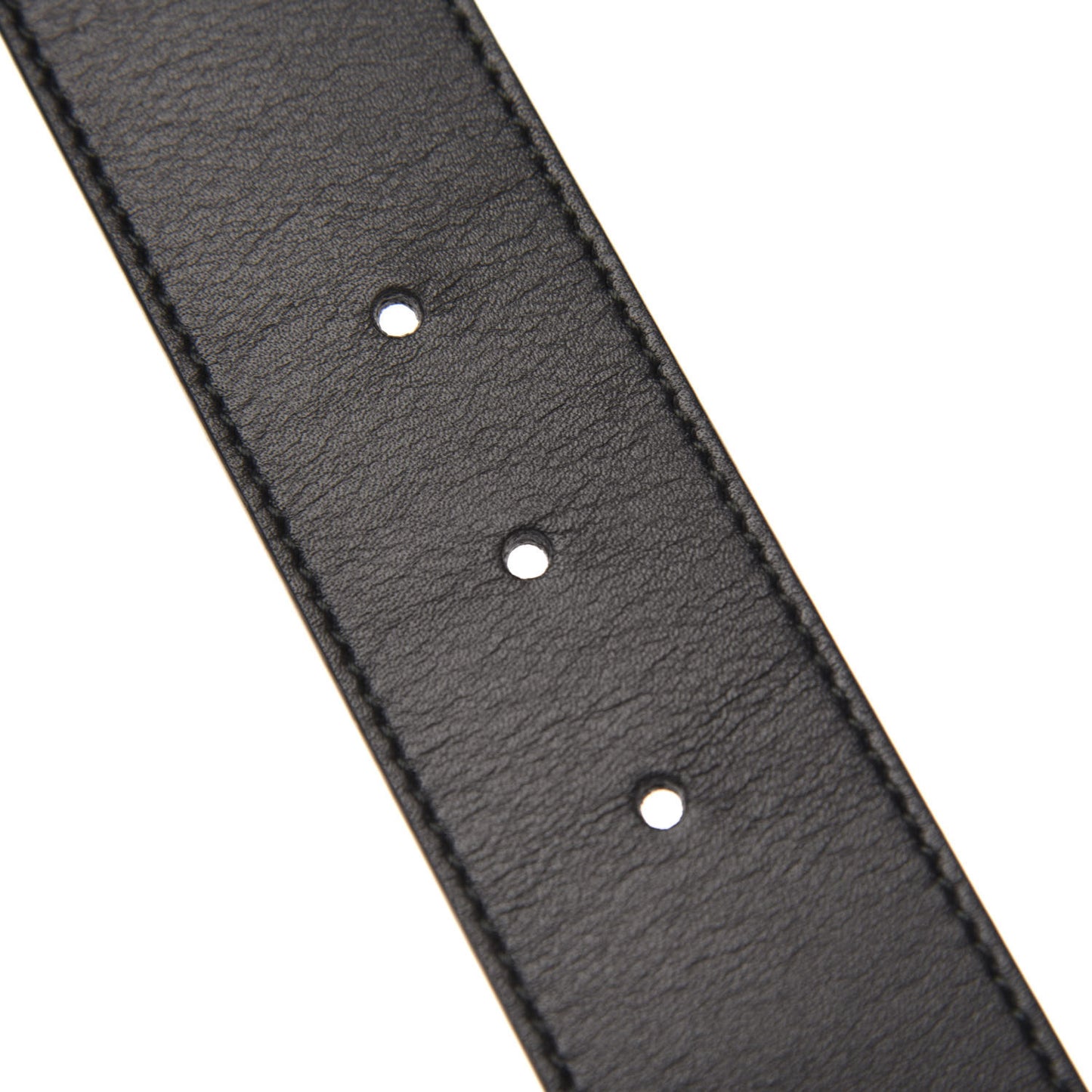 Calfskin Crystal Double G 40mm Belt 80 32 Black Multicolor