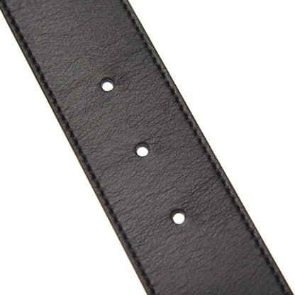 Gucci Calfskin Crystal Double G 40mm Belt 80 32 Black Multicolor 4 of 6
