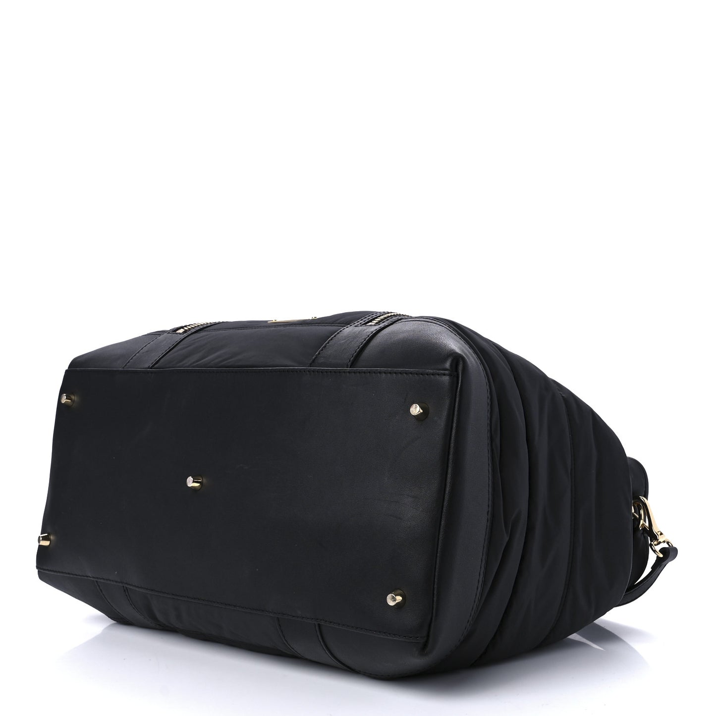 Nylon Large Olympia Diaper Bag Black