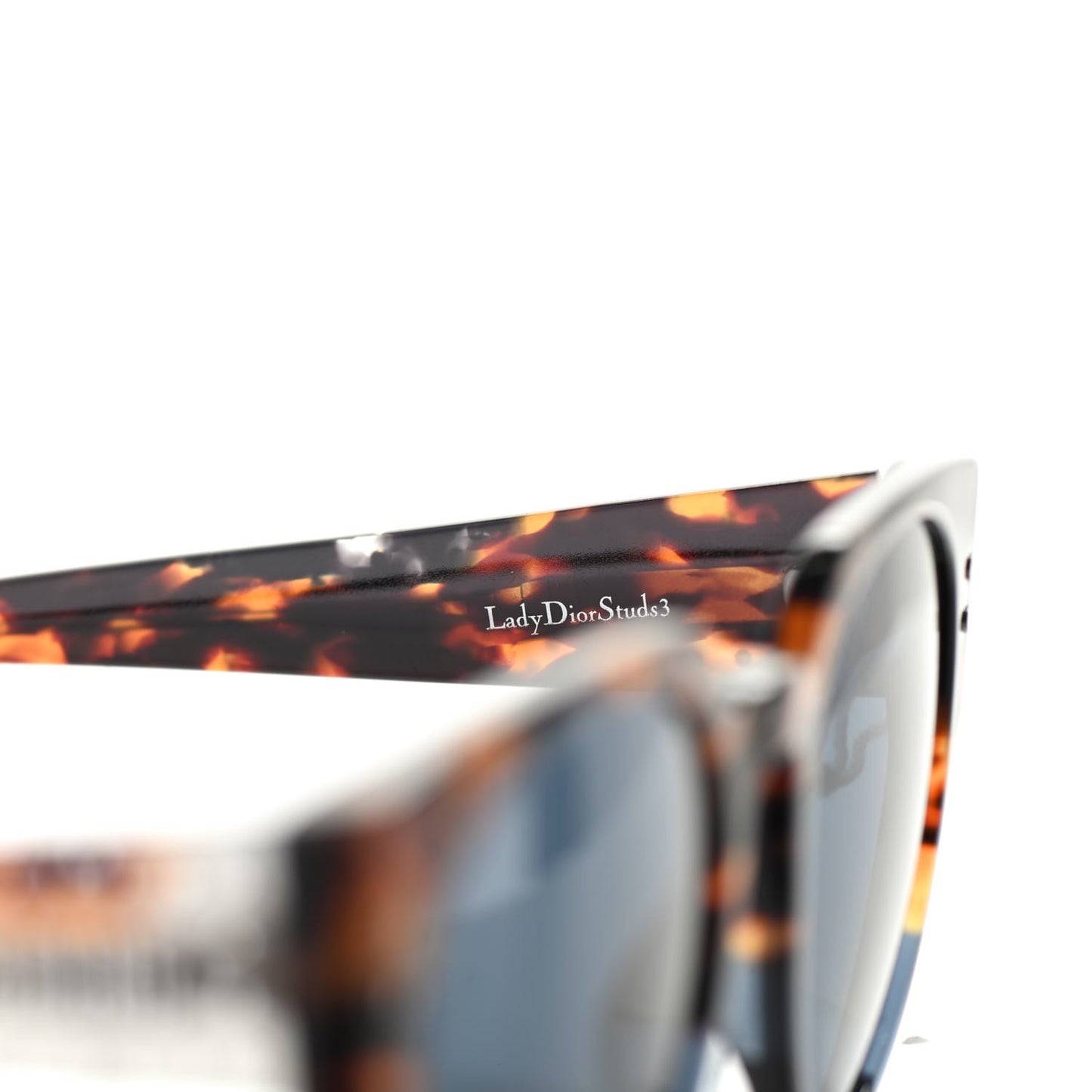 Lady Dior Studs 3 Sunglasses Tortoise