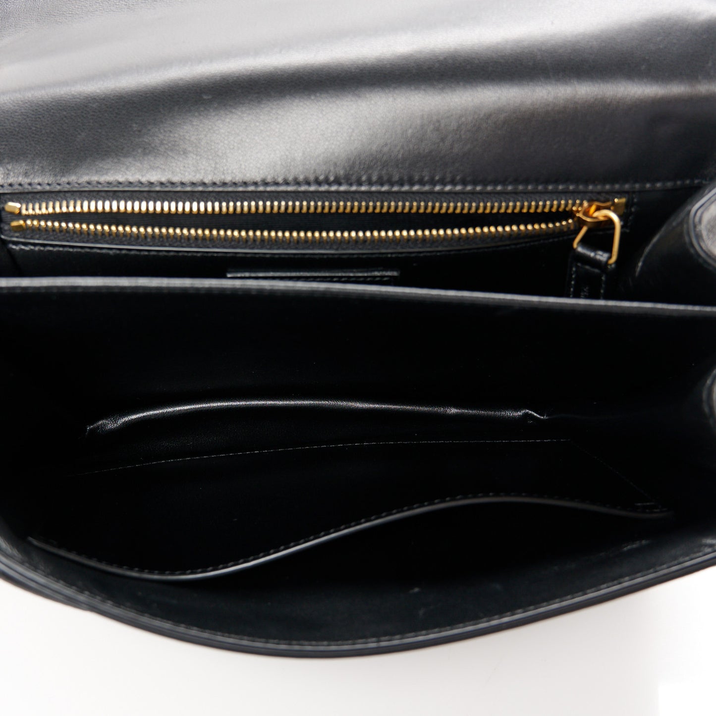 Lambskin Carre Quilted Le Maillon Satchel Black