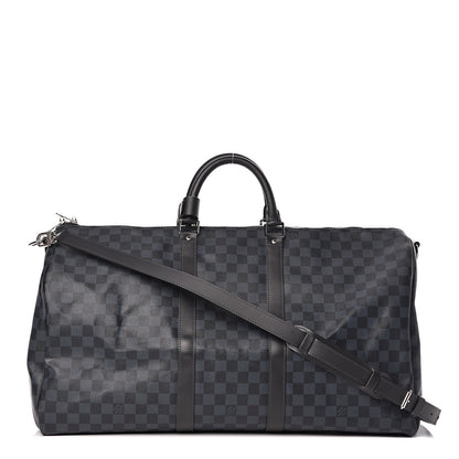 Louis Vuitton Damier Cobalt Keepall Bandouliere 55 1 of 13