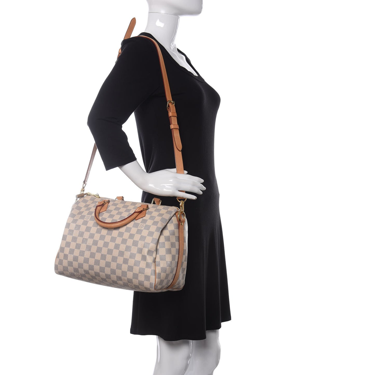 Damier Azur Speedy Bandouliere 30