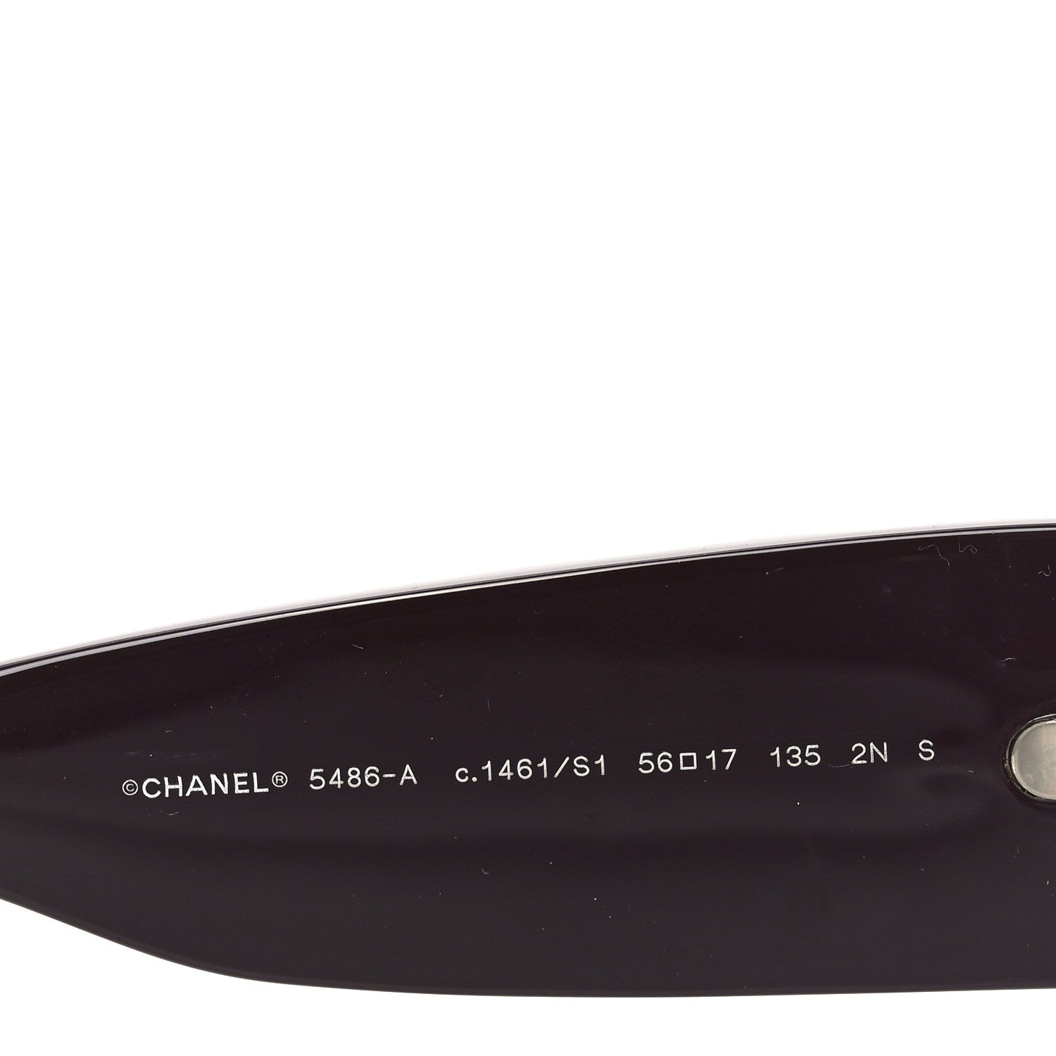 Chanel Acetate Quilted CC Sunglasses 5486-A Burgundy 5 of 7
