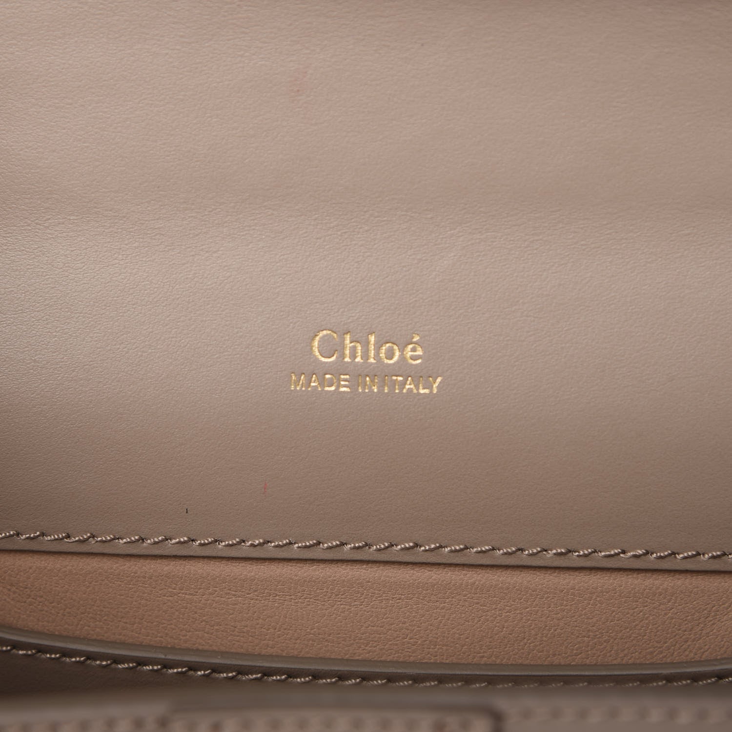 Chloe Shiny Goatskin Calfskin Mini Aby Chain Shoulder Bag Motty Grey 8 of 11