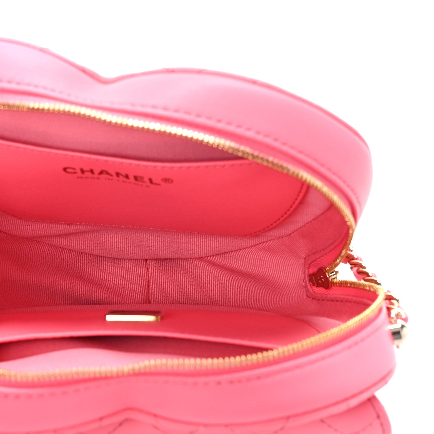 Chanel Lambskin Quilted CC In Love Heart Bag Pink 5 of 9