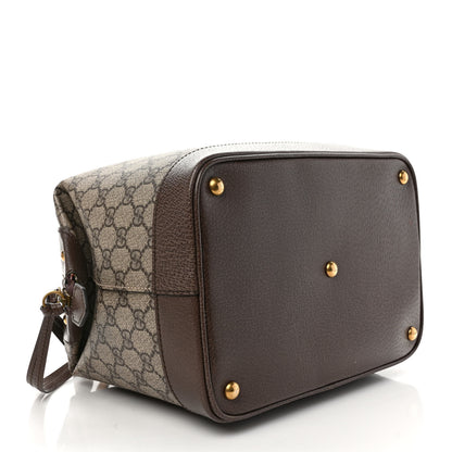 Gucci GG Supreme Monogram Calfskin Web Bowler Top Handle Bag 3 of 8