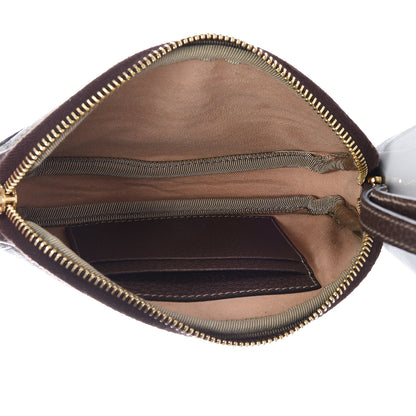 Gucci GG Supreme Monogram Ophidia Phone Case Wristlet Brown 5 of 9