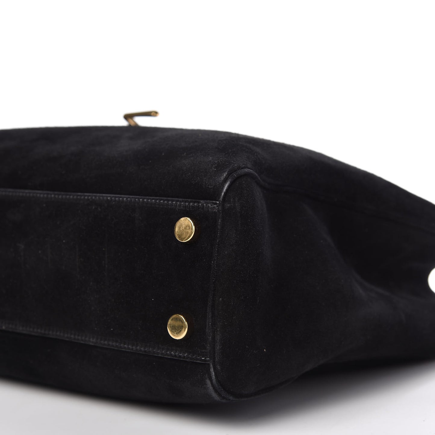 Suede Monogram Cassandre Shopper Black