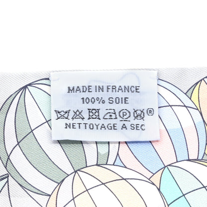 Hermes Silk Les Folies Du Ciel Twilly Gris Perle Grenadine Vert 4 of 4