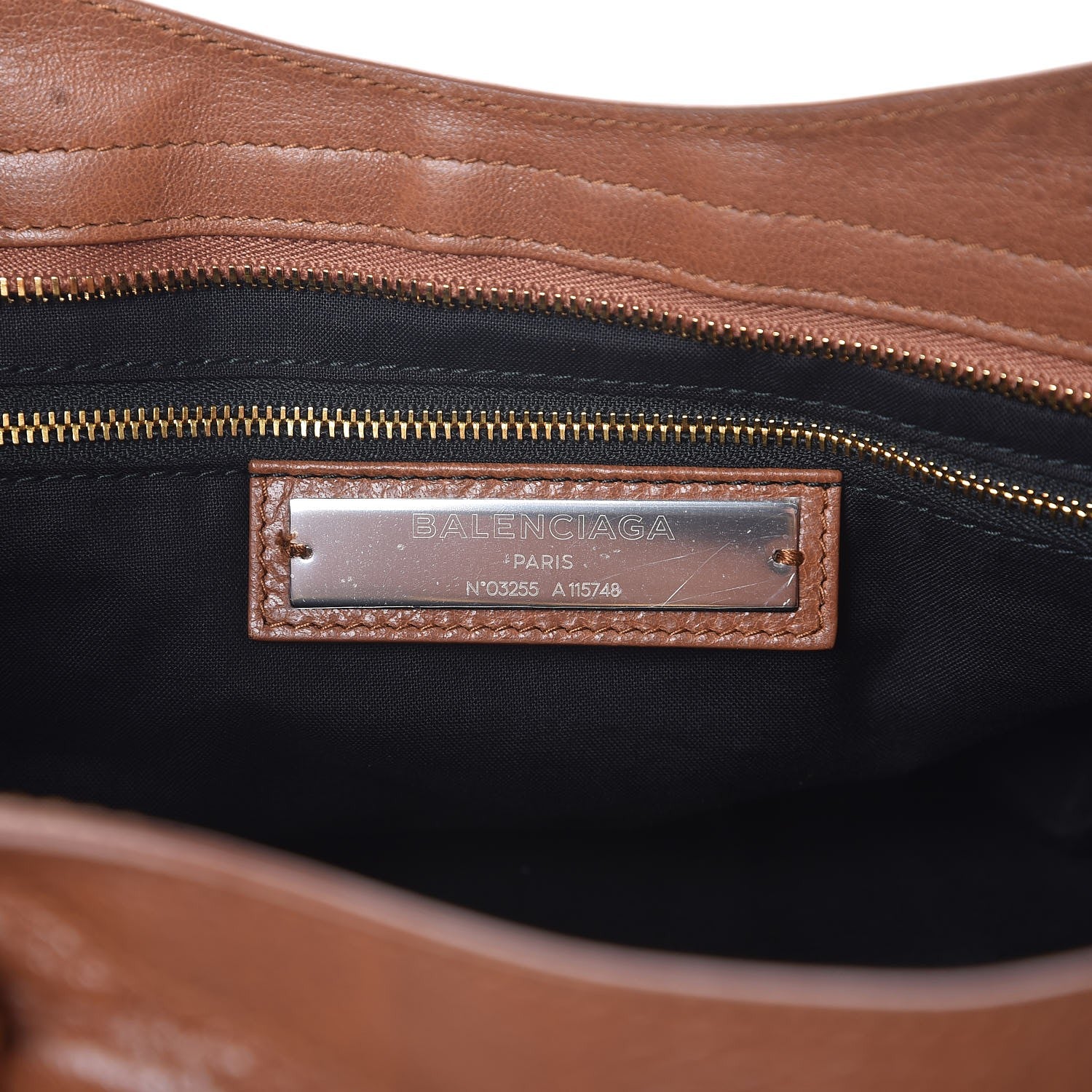 Balenciaga Agneau Classic Gold Hardware City Marron Terracotta 8 of 8