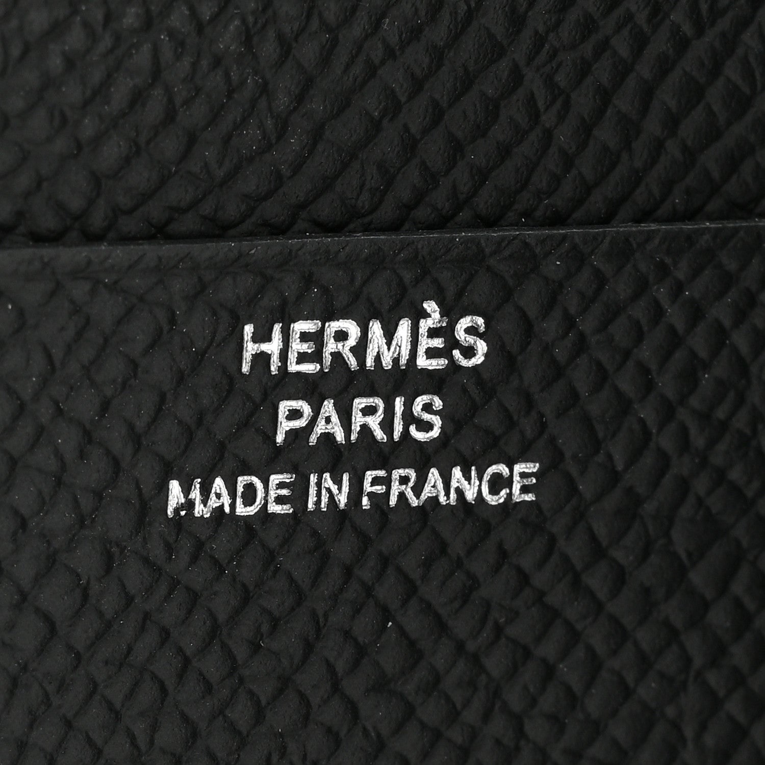 Hermes Epsom MC2 Euclide Card Holder Case Black 6 of 9