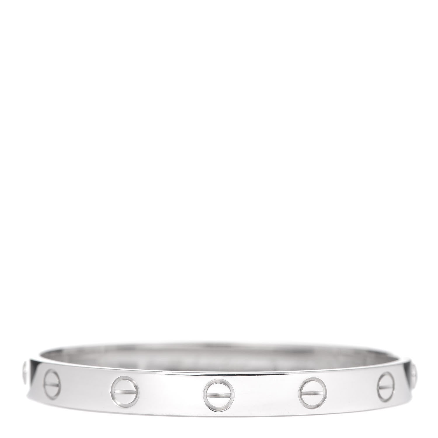 Cartier 18K White Gold LOVE Bracelet 16 3 of 6