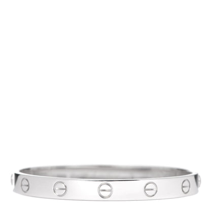Cartier 18K White Gold LOVE Bracelet 16 3 of 6