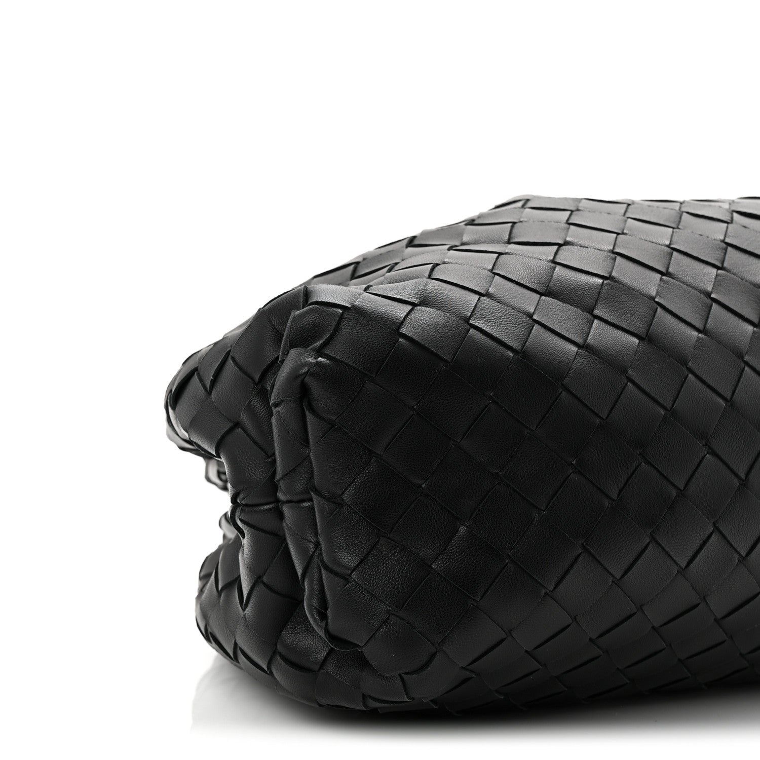 Bottega Veneta Nappa Maxi Intreccio The Pouch Oversized Clutch Black 9 of 10