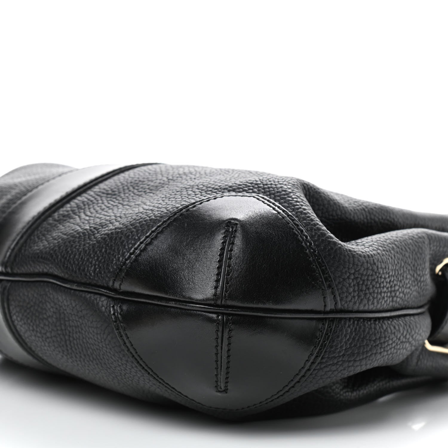 Burberry Grainy Calfskin Willenmore Hobo Black 7 of 9