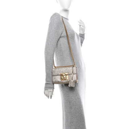 Gucci Galassia Small Padlock Shoulder Bag Platino 2 of 16