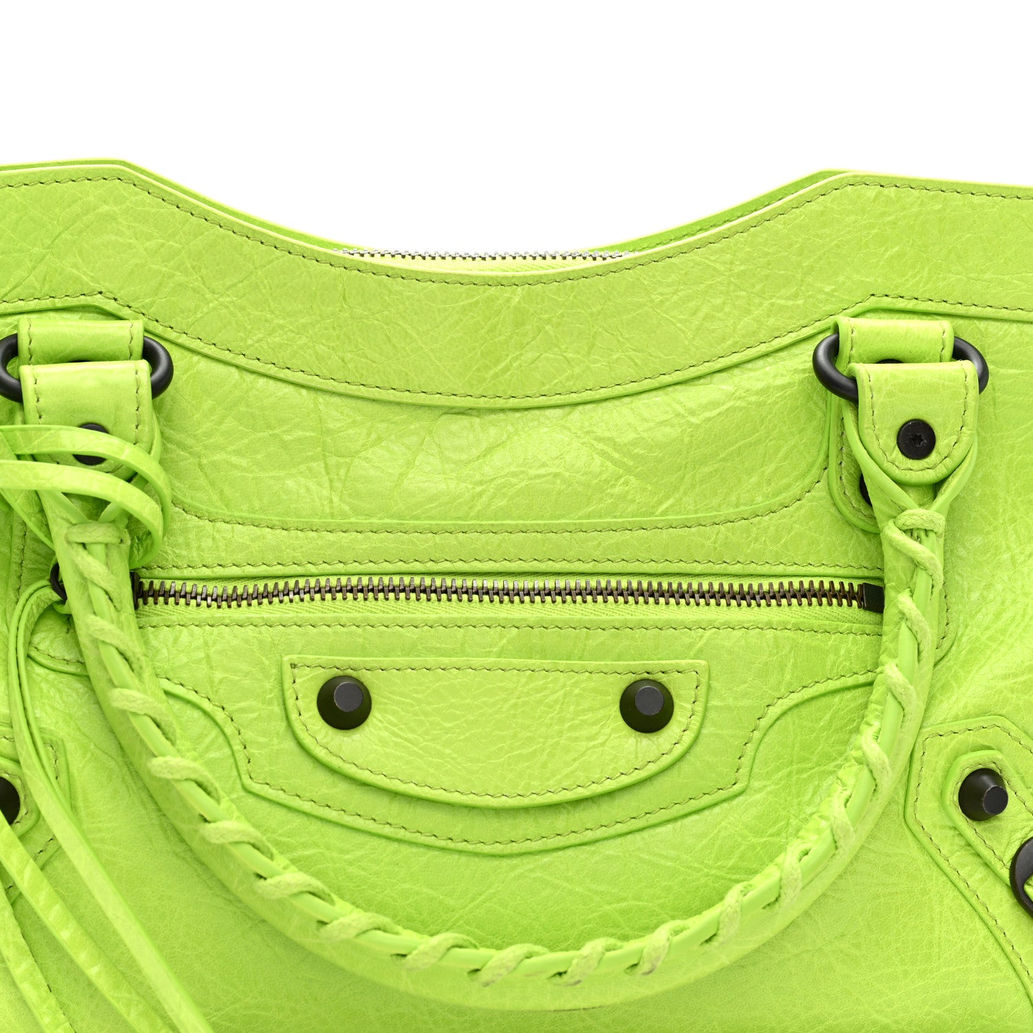Balenciaga Agneau Arena Classic Hardware Le City First Bag Granny Apple 9 of 11