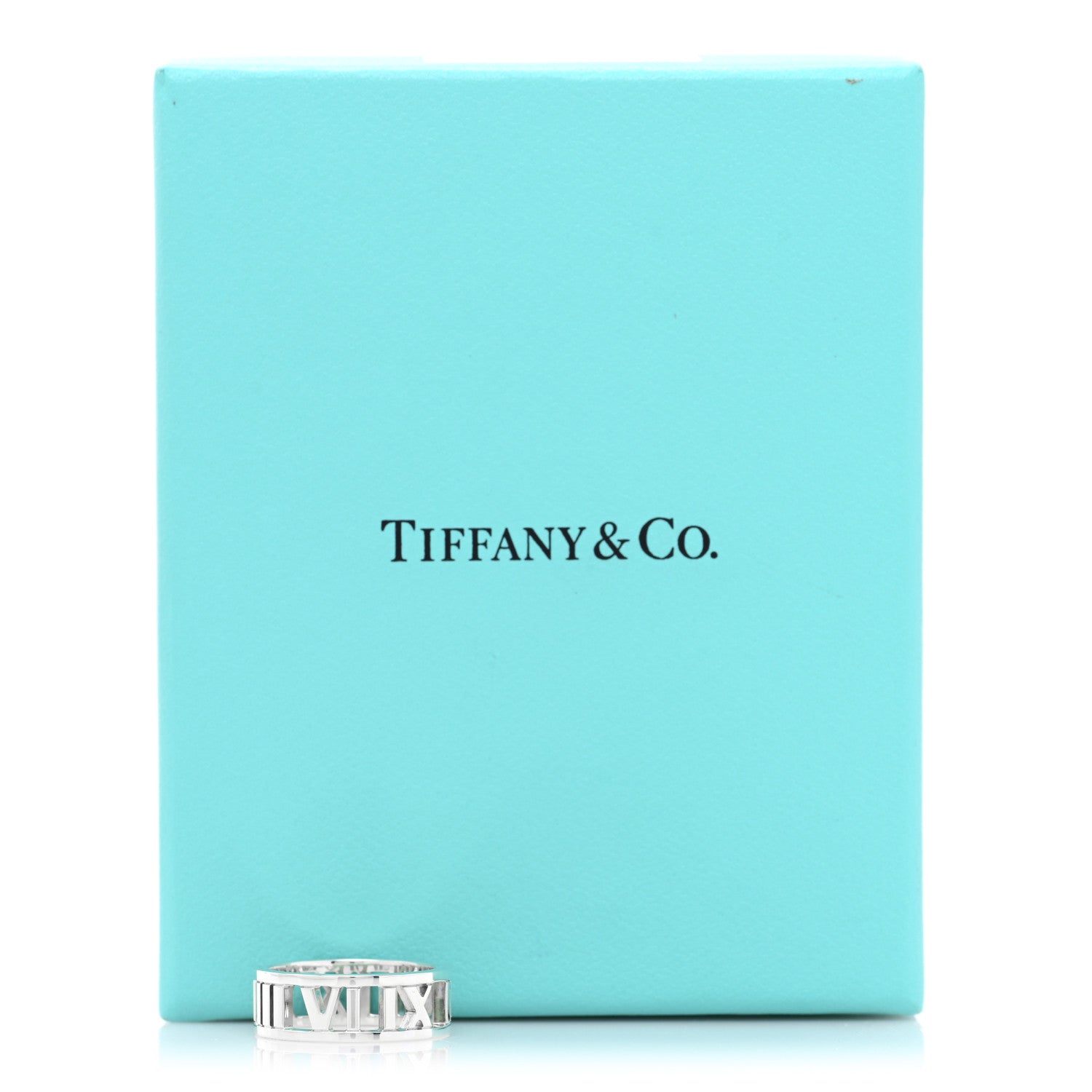 Tiffany Sterling Silver Wide Atlas Open Ring 51 5.75 5 of 5