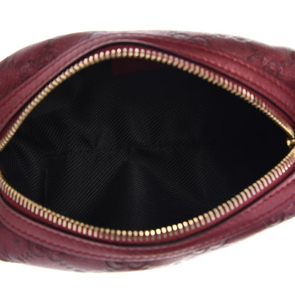 Gucci Metallic Guccissima Small Cosmetic Case Red 5 of 8