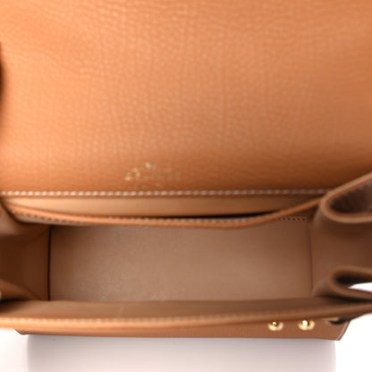 Delvaux Crispy Calfskin Mini Tempete Satchel Vegetal 5 of 9