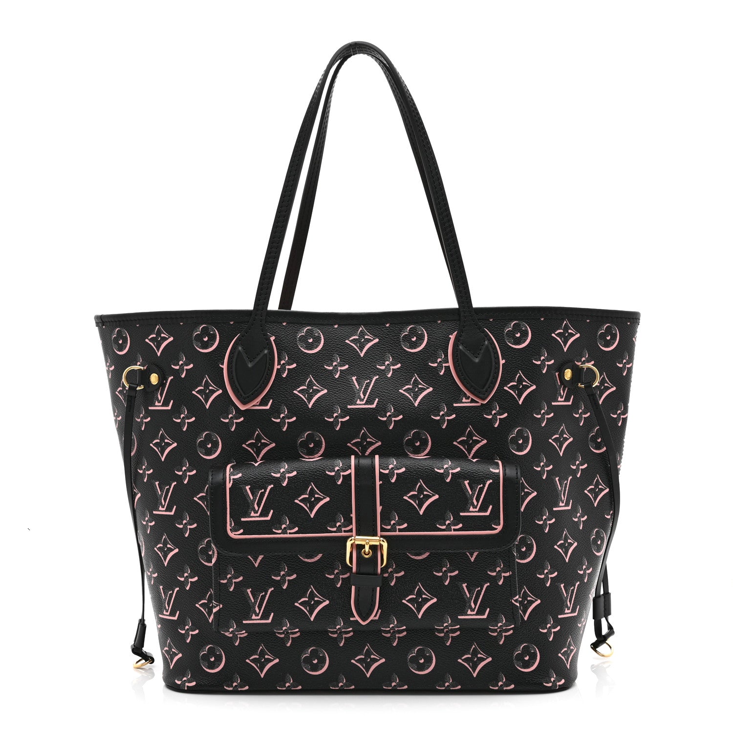 Louis Vuitton Monogram Fall For You Neverfull MM Black Black 1 of 10