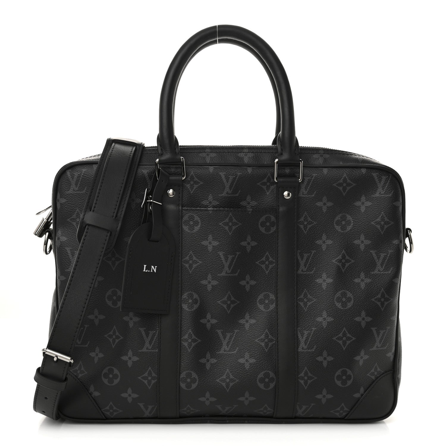 Louis Vuitton Monogram Eclipse Porte-Documents Voyage PM 1 of 10