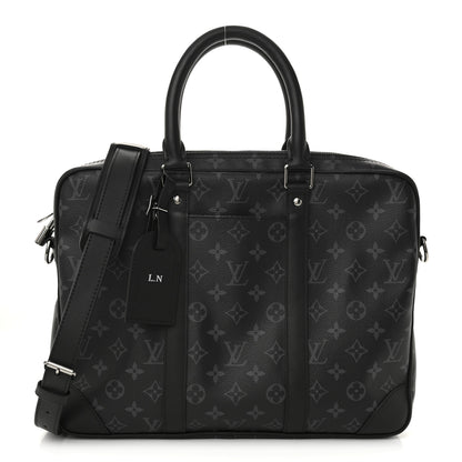 Louis Vuitton Monogram Eclipse Porte-Documents Voyage PM 1 of 10