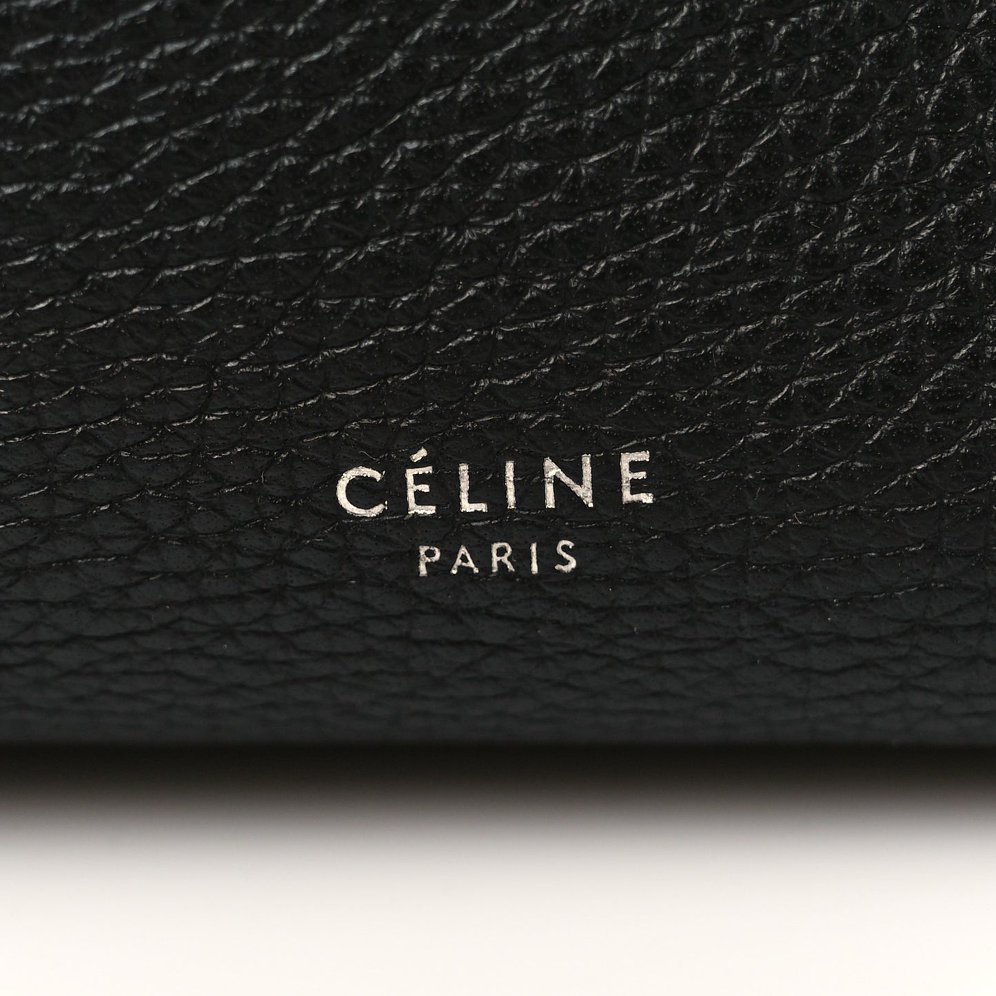 Supple Grained Calfskin Medium Big Bag Black