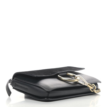 Chloe Suede Calfskin Small Faye Shoulder Bag Black 3 of 6