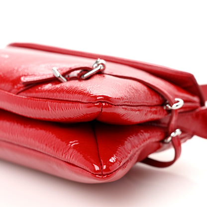 Givenchy Patent Calfskin Small P'tit Voyou Shoulder Bag Vermillon 9 of 10