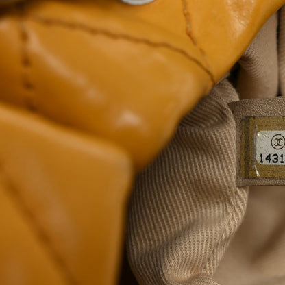 Chanel Calfskin Natural Beauty Tote Yellow 7 of 11